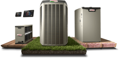 A variety of Lennox HVAC Equipment is shown.