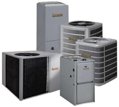 A Variety of Ducane HVAC Equipment is shown.